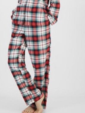 Holiday Lane Women's Winterton Plaid Notch Collar Matching Family Pajamas pants